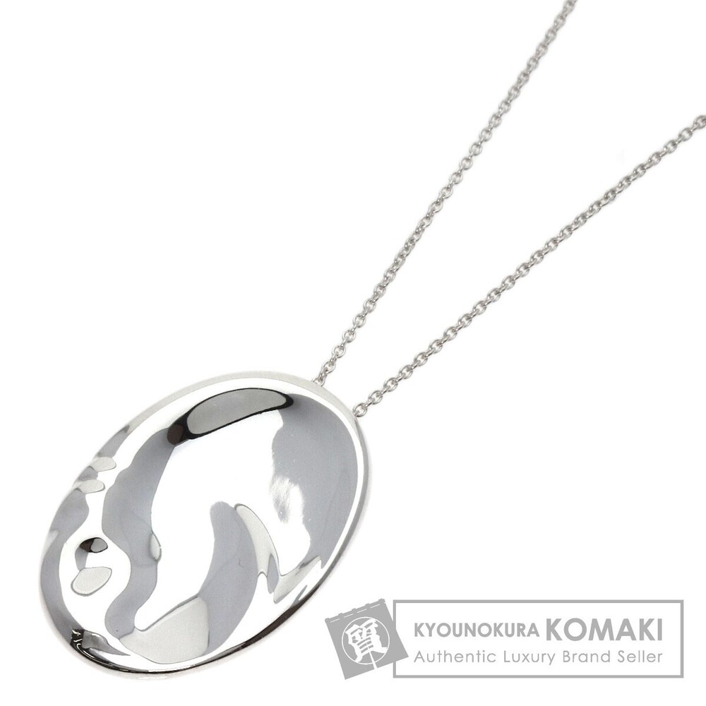 Tiffany Co Madonna Necklace Silver View 2